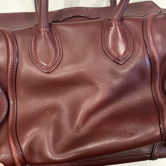 Burgundy Celine bag - Picture 5 of 5